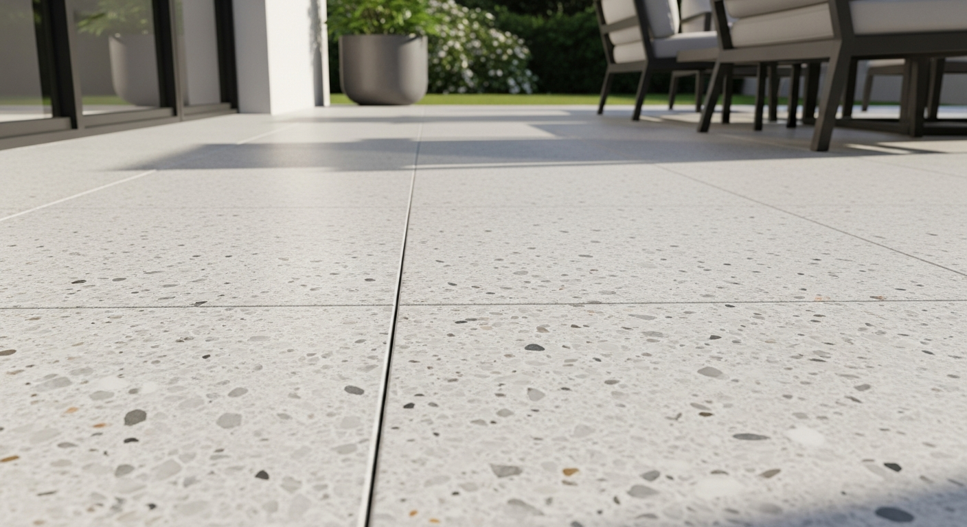 Terrazzo Tile Application and Grout Selection for Balconies and Gardens