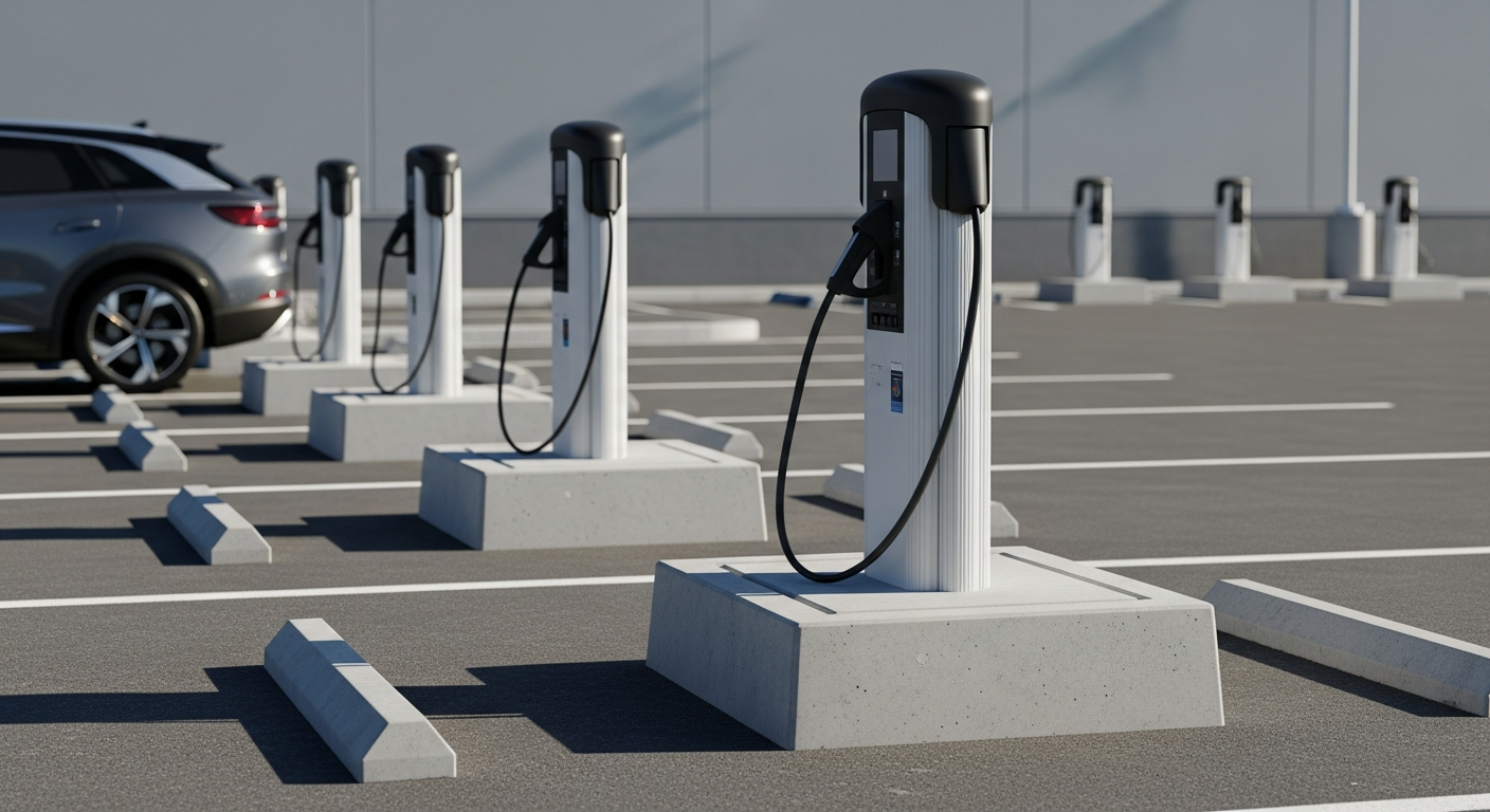 Operational Advantages of Precast Concrete Bases for EV Charging Station Installation