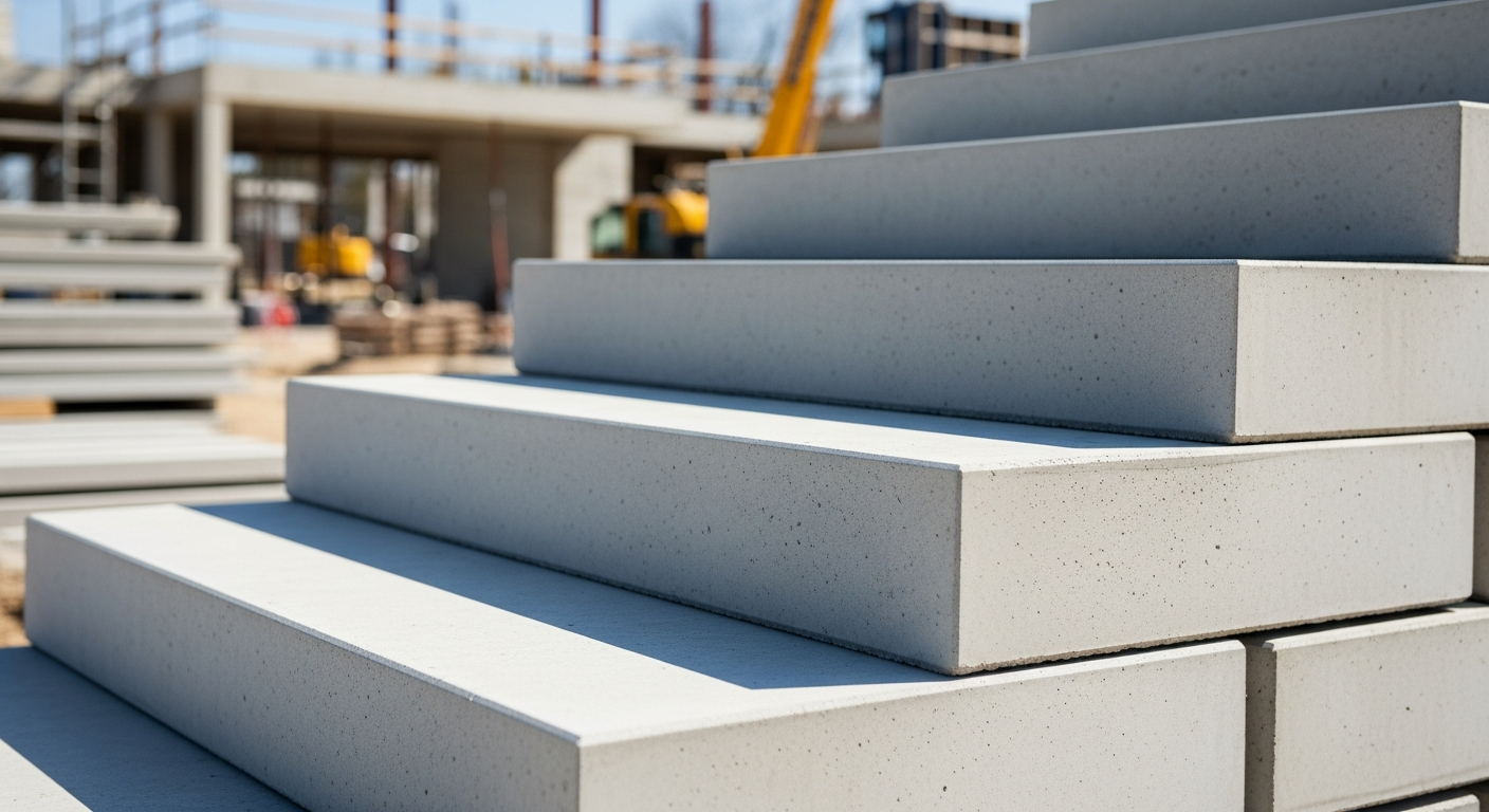 Impact of Precast Stair Steps on Construction Time and Costs