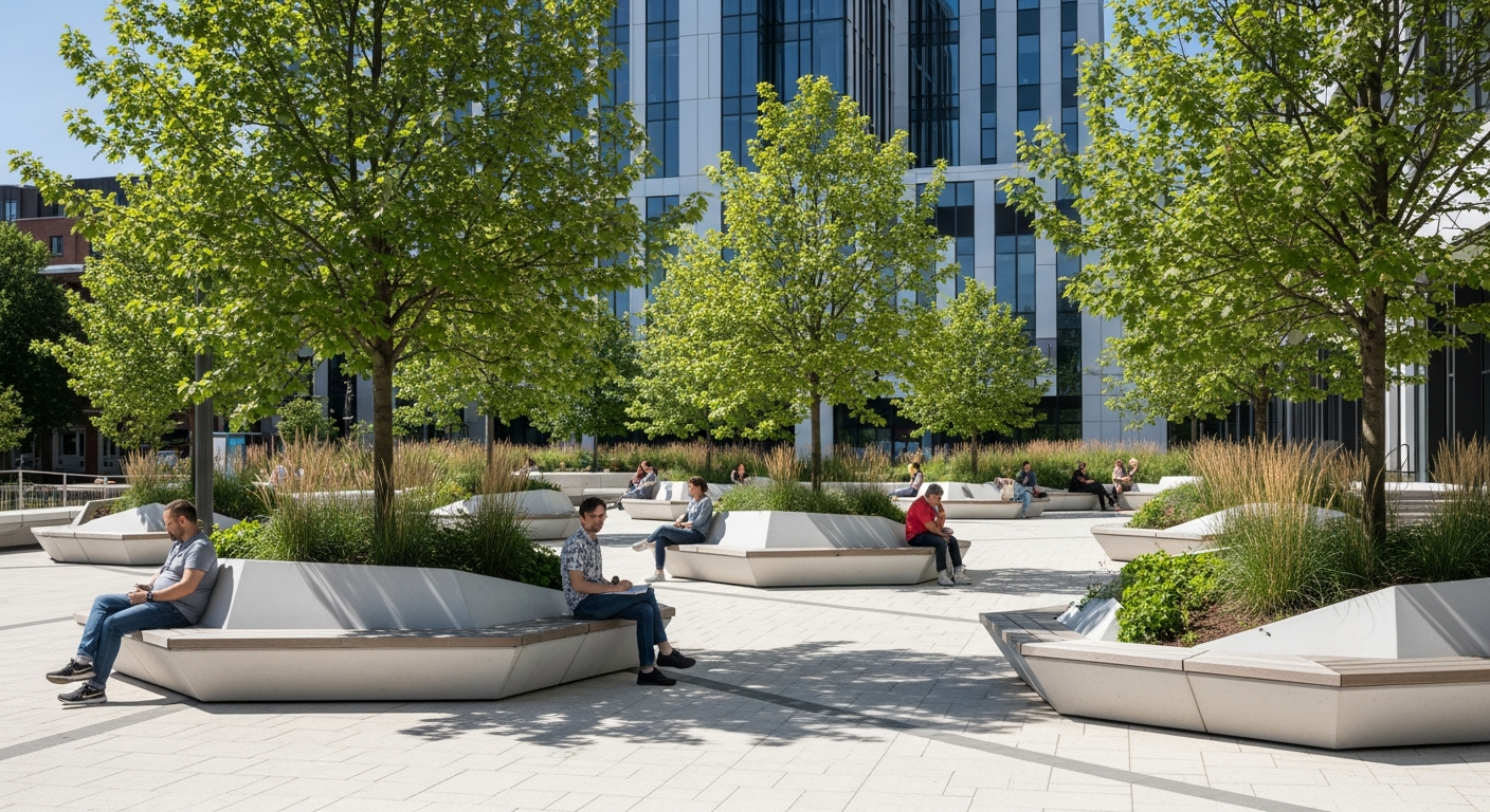 Sustainable Precast Solutions for Mitigating Urban Heat Island Effect